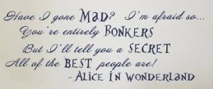 Alice in Wonderland Quote