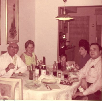 Family dinner at my Bubbe Mary's house