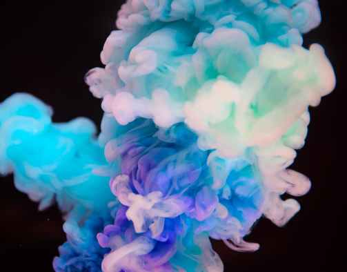 photo of white purple and blue smoke
