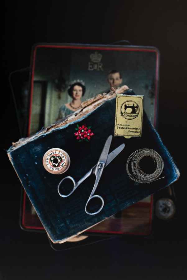 gray stainless steel scissors