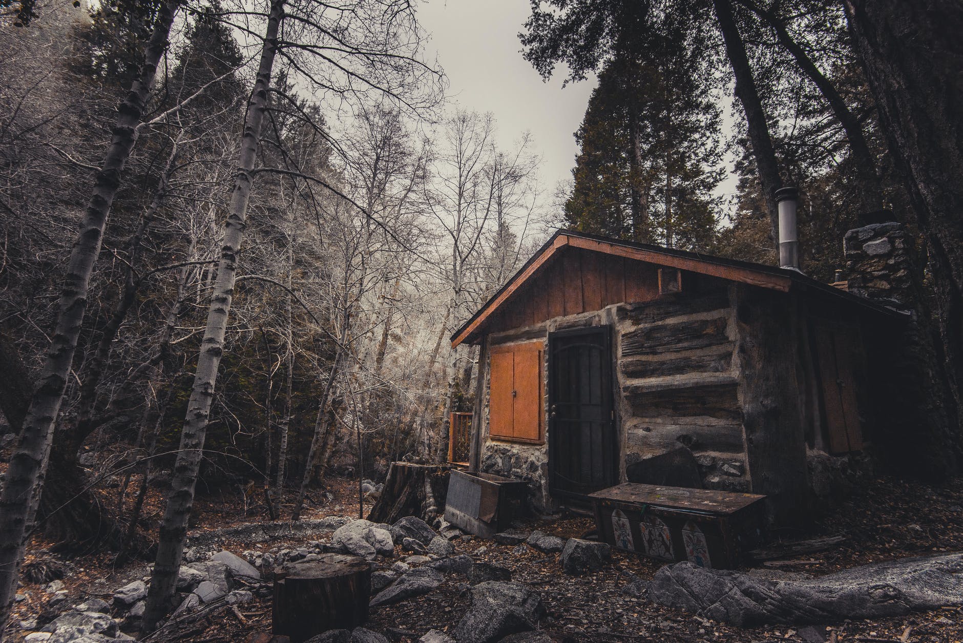 abandoned broken cabin calamity